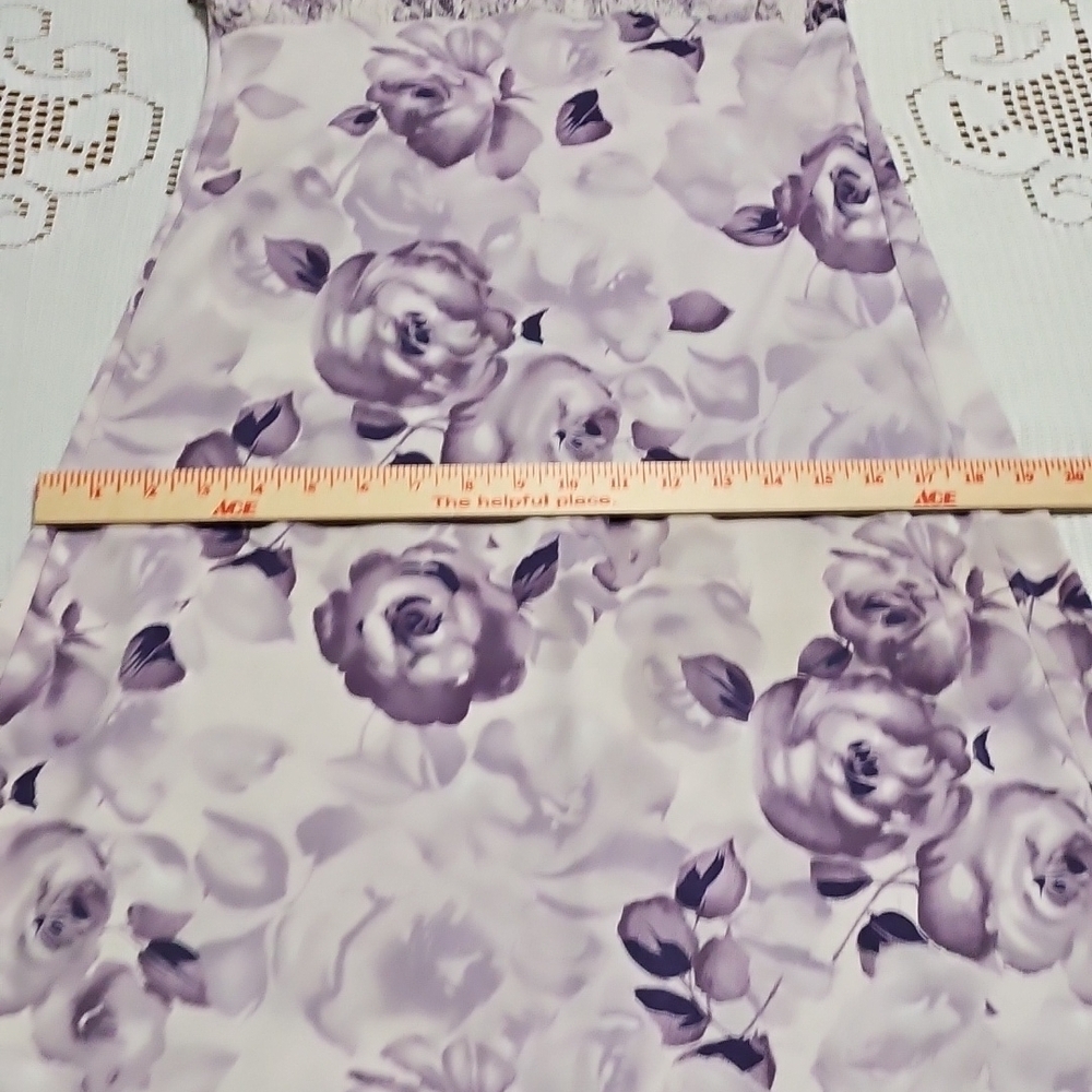 Floral Purple Sleeveless Dress - Picture 10 of 14